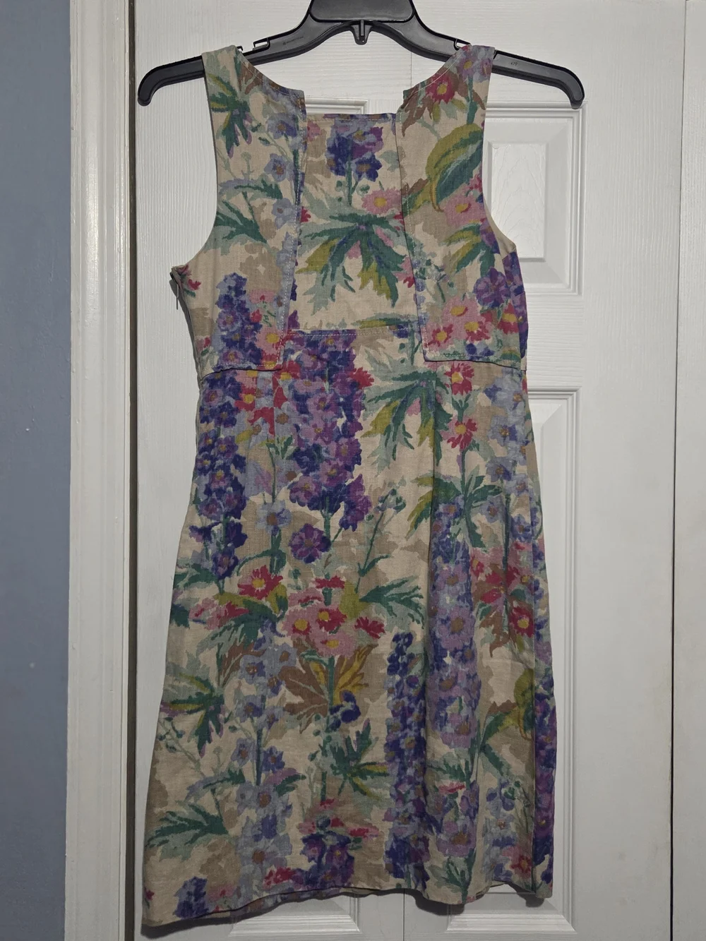 Edme & Esyllte Anthropologie Floral Linen Blend Sleeveless Dress - Picture 2 of 5